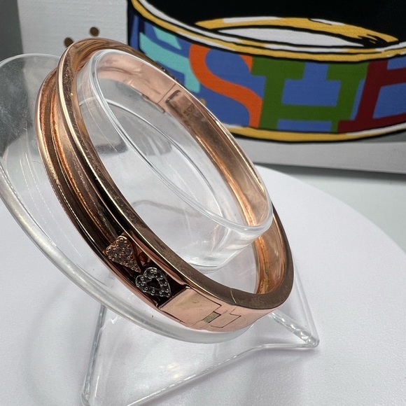 Elise Paige Charm Bangle - Rose - Size Large - Picture 12 of 16